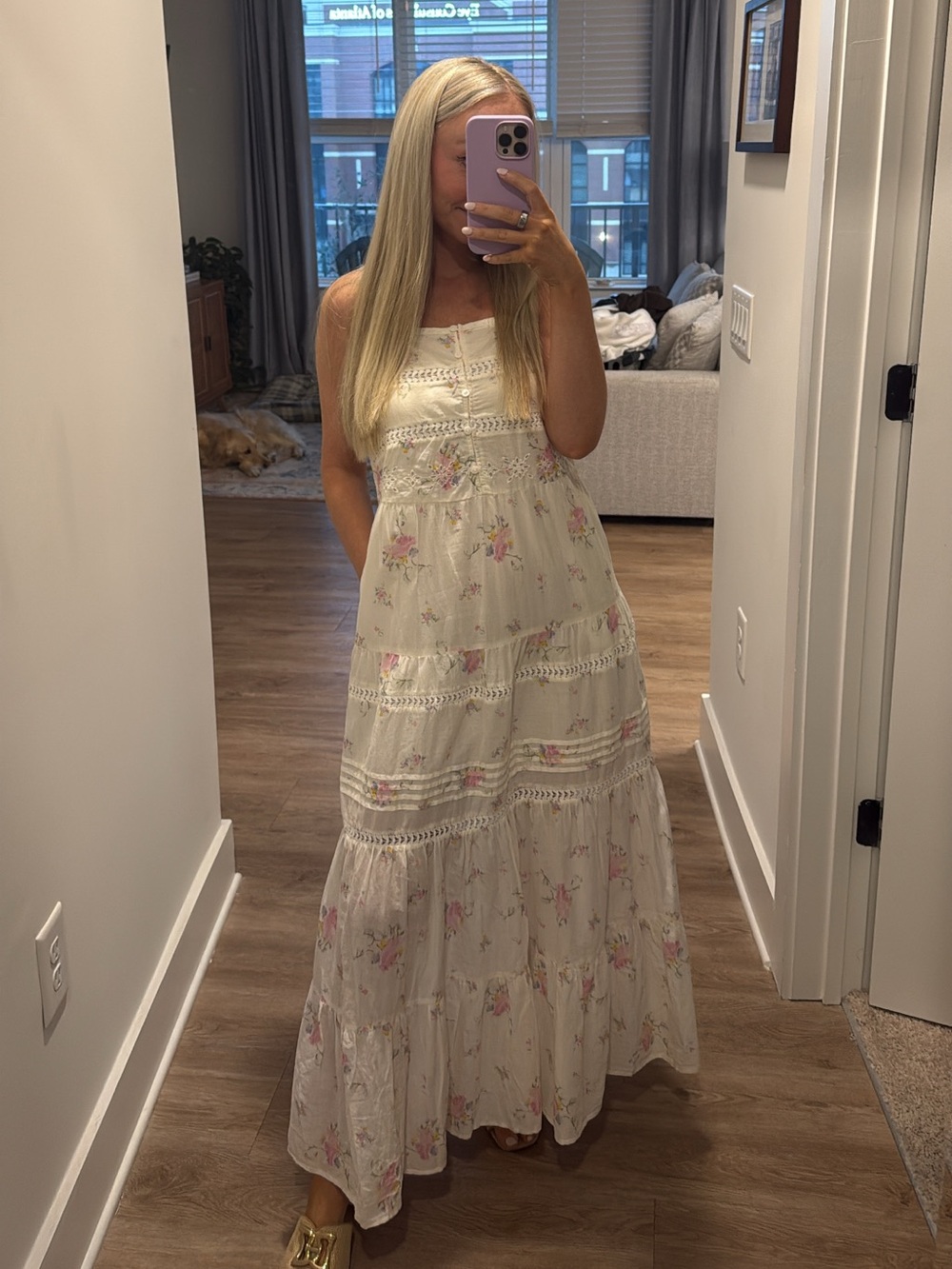 Universal Thread Sleeveless Lace Maxi Dress